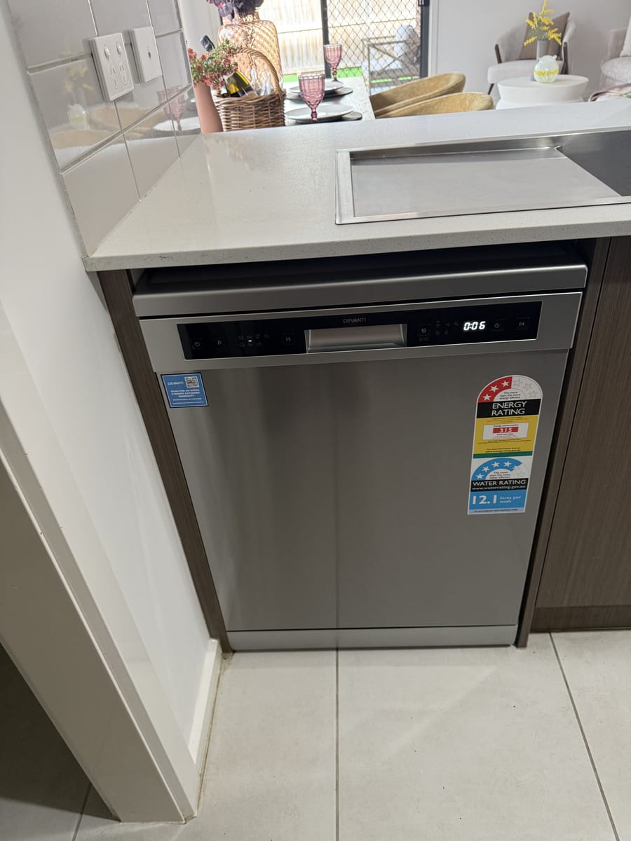 Dishwasher connected in a Brimbank kitchen