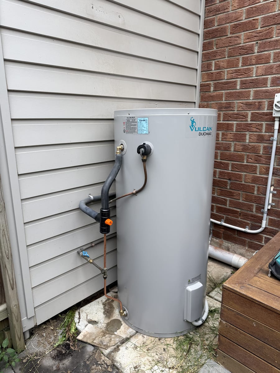 New electric hot water system installed at a Sunbury home
