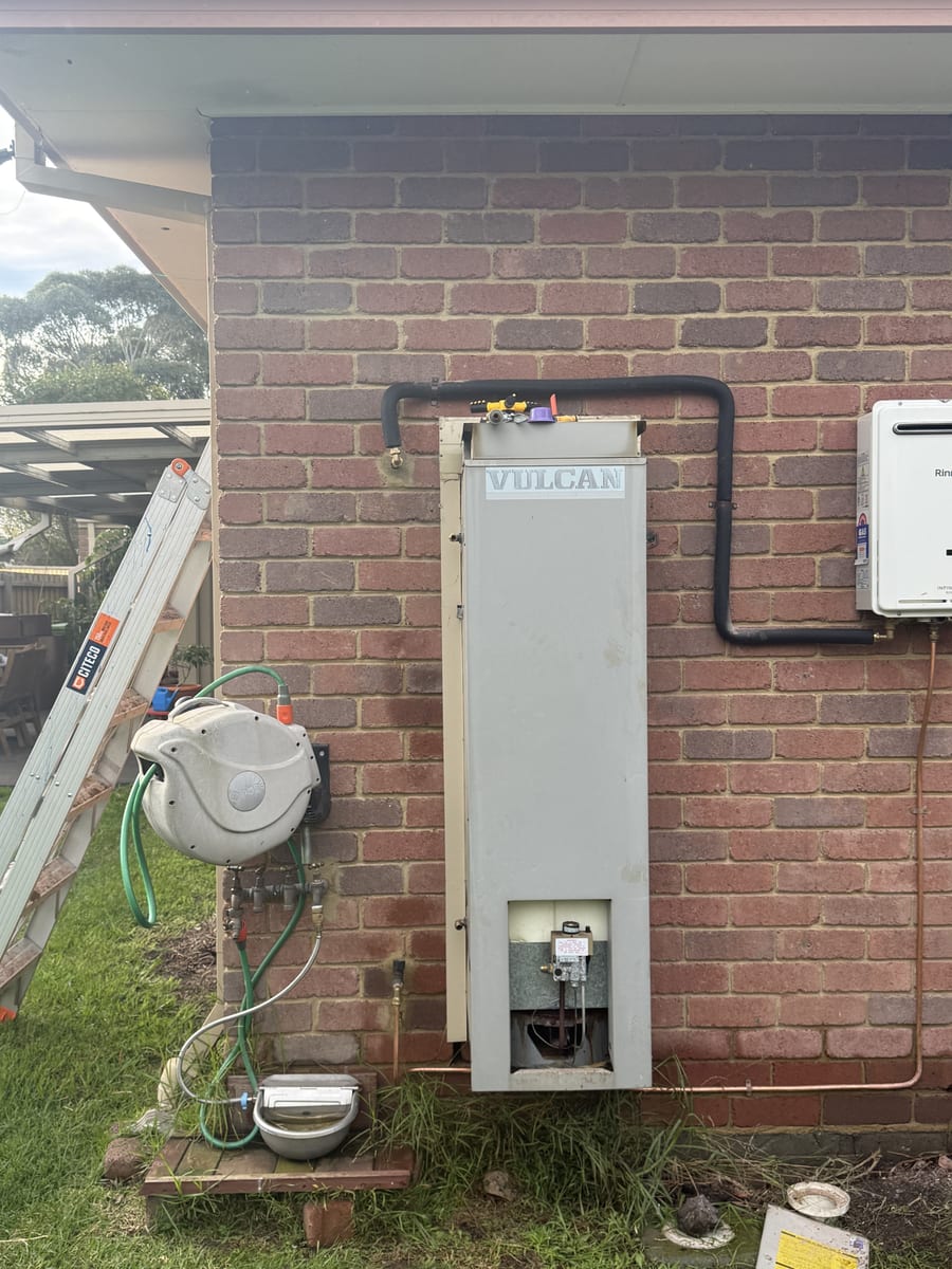 Hot water system changeover at a Moonee Valley home