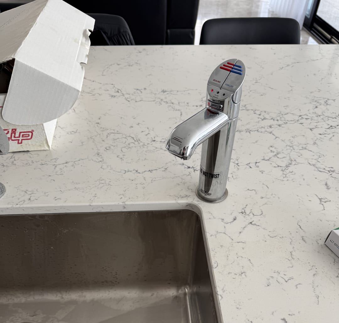 New kitchen sink and mixer tap installed by Nexgen Plumbing